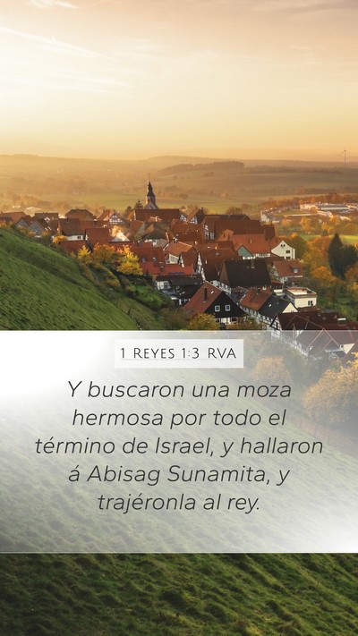 1 Reyes 1:3 RVA Bible Verse Image