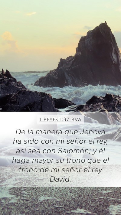1 Reyes 1:37 RVA Bible Verse Image
