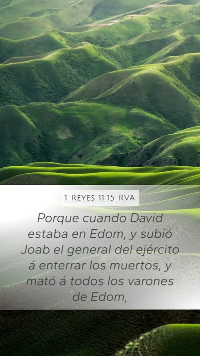 1 Reyes 11:15 RVA Bible Verse Image