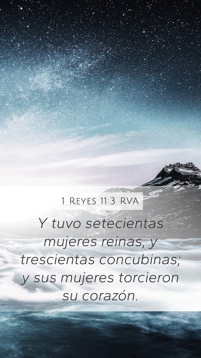 1 Reyes 11:3 RVA Bible Verse Image