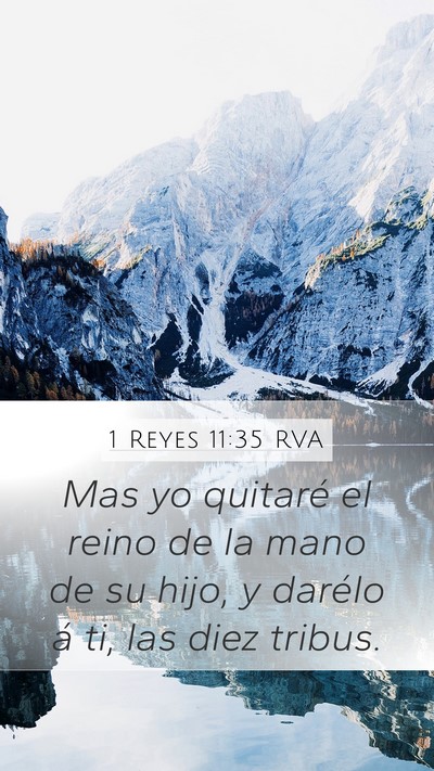 1 Reyes 11:35 RVA Bible Verse Image