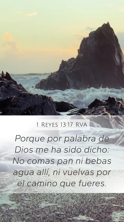 1 Reyes 13:17 RVA Bible Verse Image