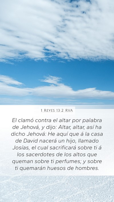 1 Reyes 13:2 RVA Bible Verse Image