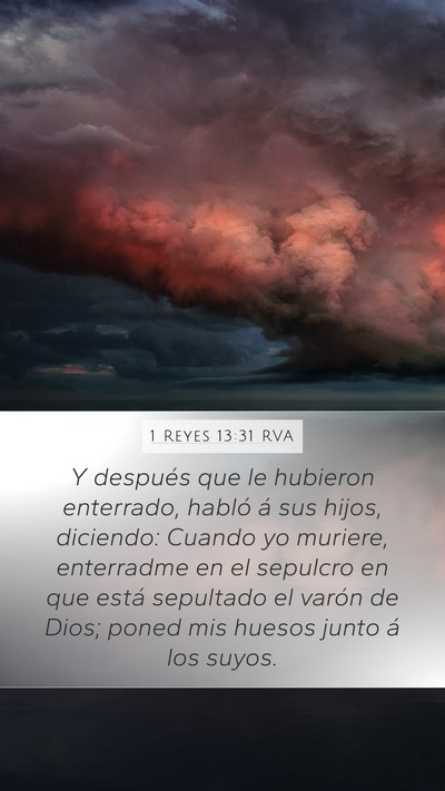 1 Reyes 13:31 RVA Bible Verse Image