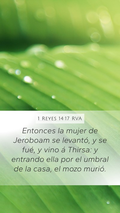 1 Reyes 14:17 RVA Bible Verse Image