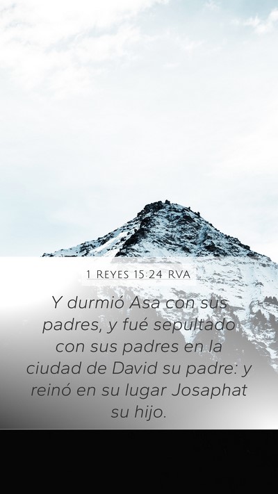 1 Reyes 15:24 RVA Bible Verse Image