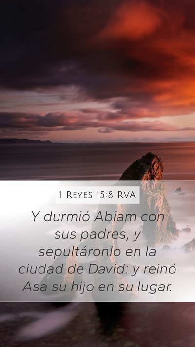 1 Reyes 15:8 RVA Bible Verse Image