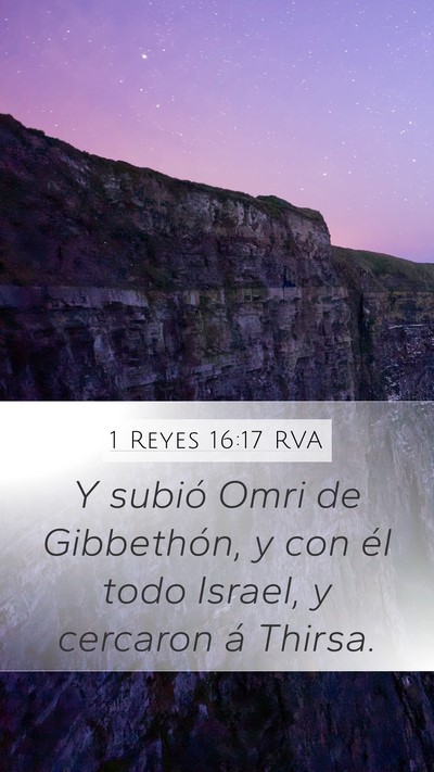 1 Reyes 16:17 RVA Bible Verse Image
