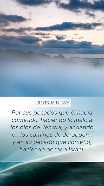 1 Reyes 16:19 RVA Bible Verse Image