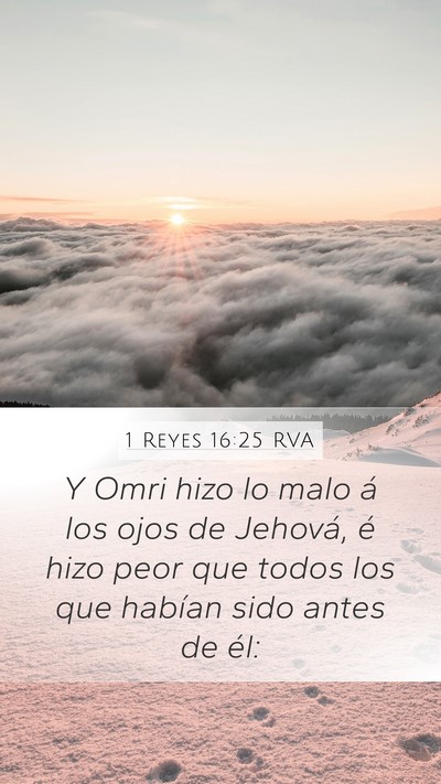 1 Reyes 16:25 RVA Bible Verse Image