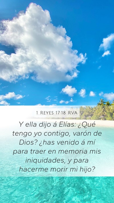 1 Reyes 17:18 RVA Bible Verse Image
