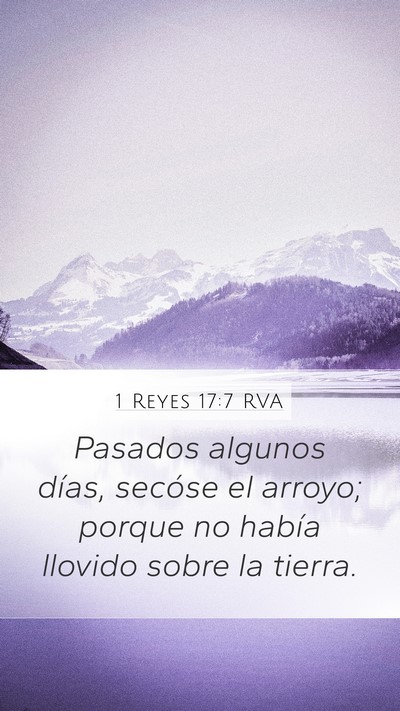 1 Reyes 17:7 RVA Bible Verse Image