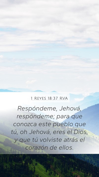 1 Reyes 18:37 RVA Bible Verse Image