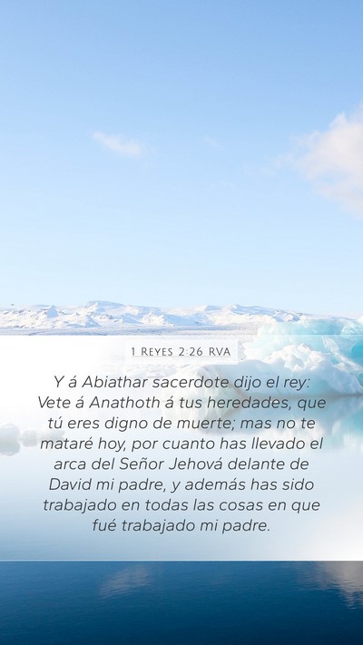 1 Reyes 2:26 RVA Bible Verse Image