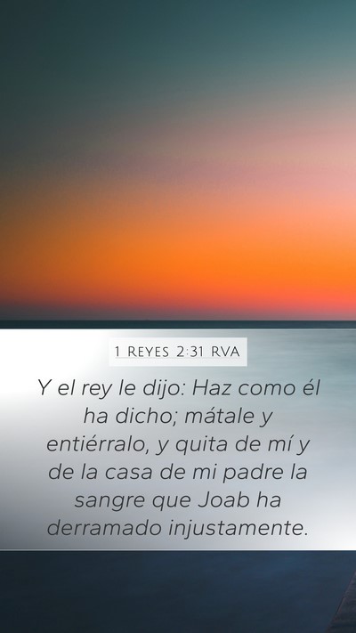 1 Reyes 2:31 RVA Bible Verse Image
