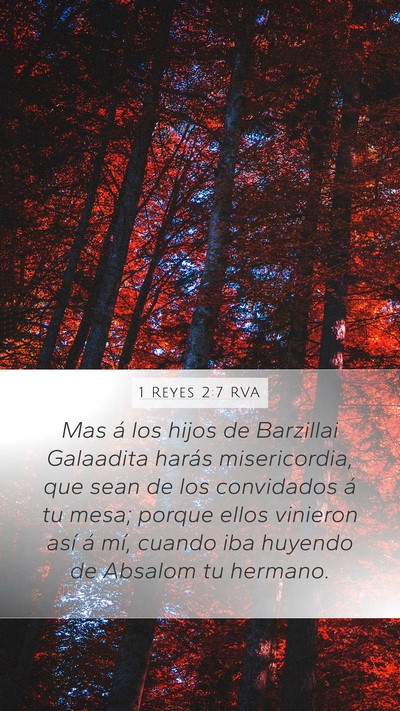 1 Reyes 2:7 RVA Bible Verse Image