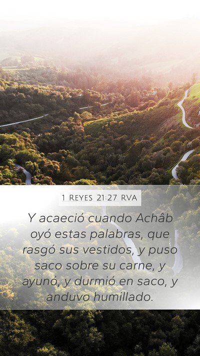 1 Reyes 21:27 RVA Bible Verse Image