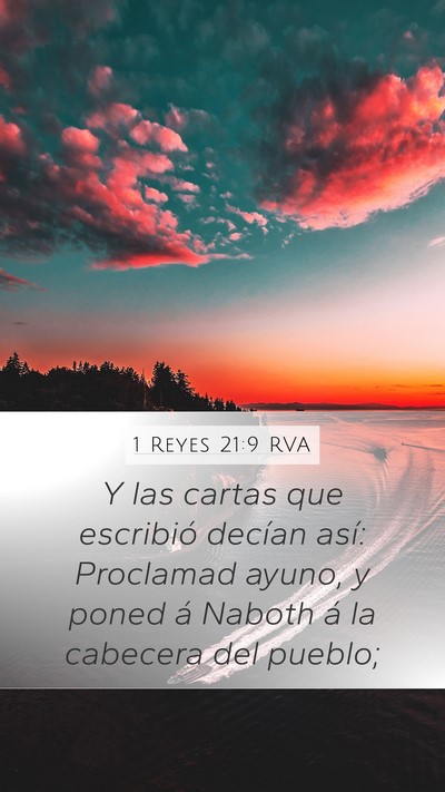 1 Reyes 21:9 RVA Bible Verse Image