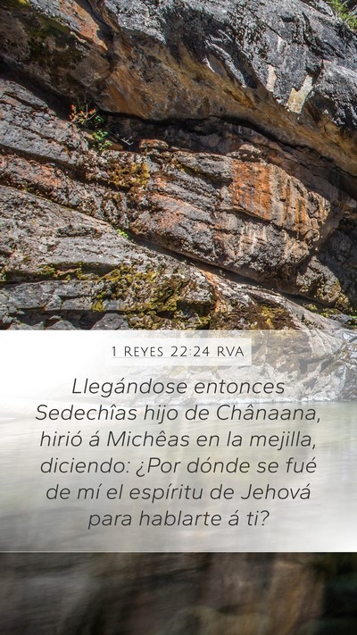 1 Reyes 22:24 RVA Bible Verse Image
