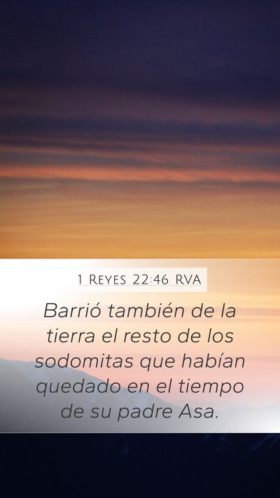 1 Reyes 22:46 RVA Bible Verse Image