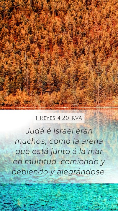 1 Reyes 4:20 RVA Bible Verse Image