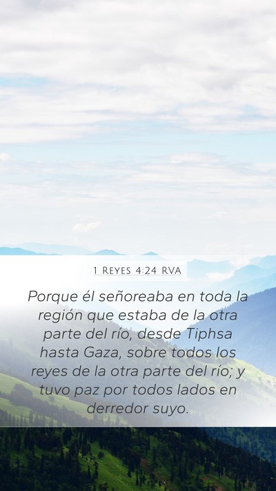 1 Reyes 4:24 RVA Bible Verse Image