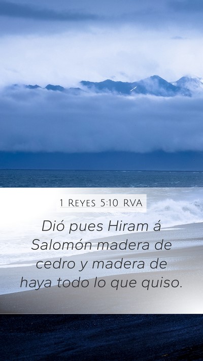 1 Reyes 5:10 RVA Bible Verse Image