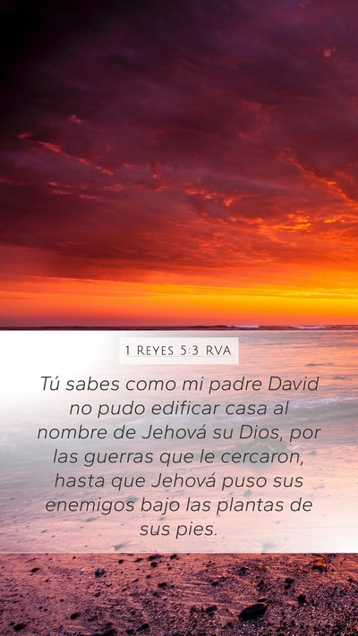 1 Reyes 5:3 RVA Bible Verse Image
