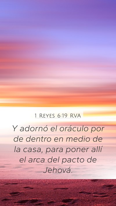 1 Reyes 6:19 RVA Bible Verse Image