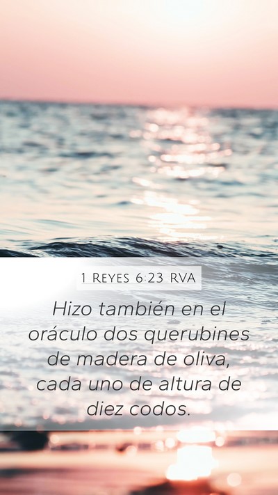 1 Reyes 6:23 RVA Bible Verse Image