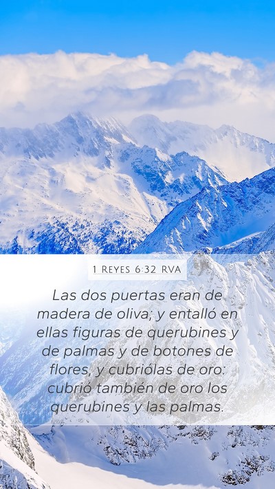1 Reyes 6:32 RVA Bible Verse Image