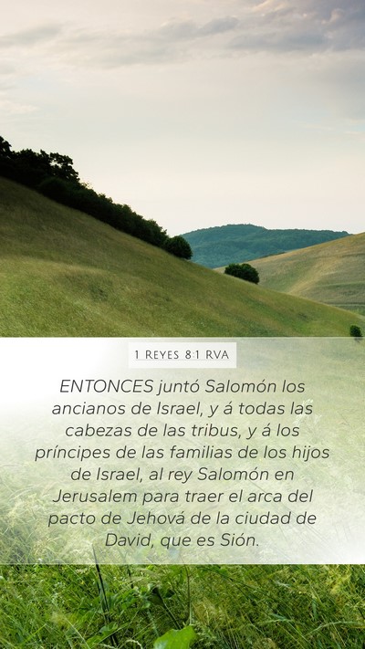 1 Reyes 8:1 RVA Bible Verse Image