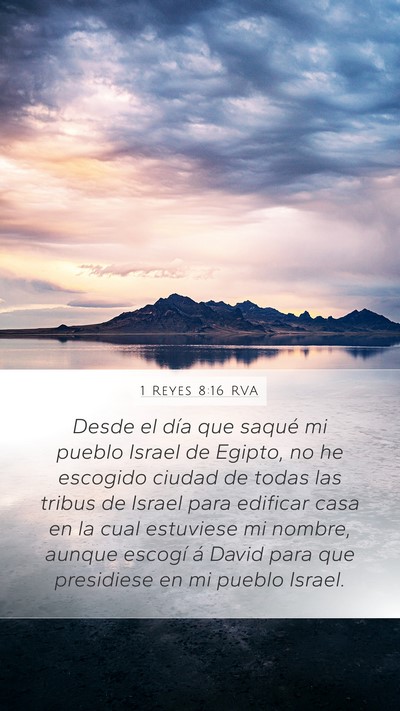 1 Reyes 8:16 RVA Bible Verse Image