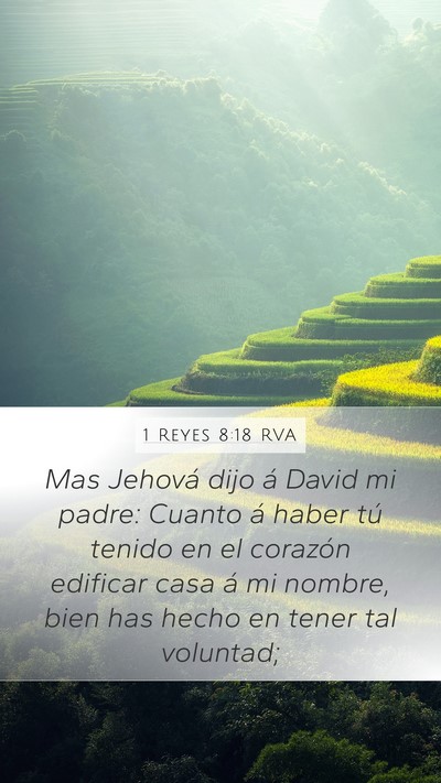 1 Reyes 8:18 RVA Bible Verse Image