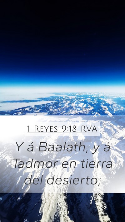1 Reyes 9:18 RVA Bible Verse Image