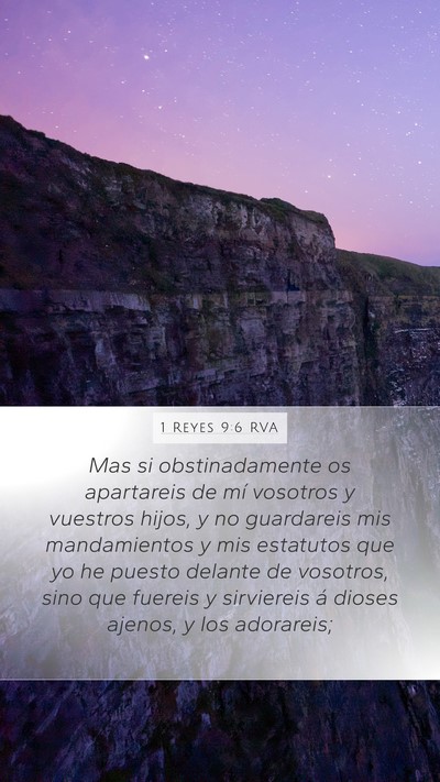 1 Reyes 9:6 RVA Bible Verse Image