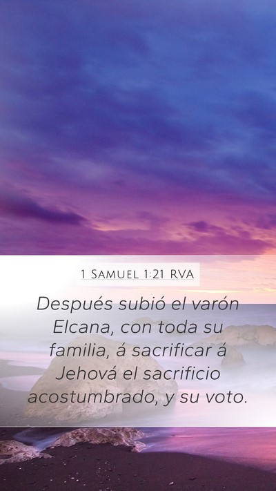 1 Samuel 1:21 RVA Bible Verse Image