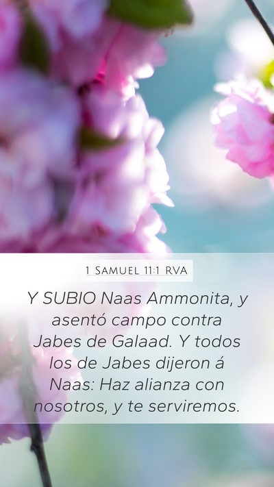 1 Samuel 11:1 RVA Bible Verse Image