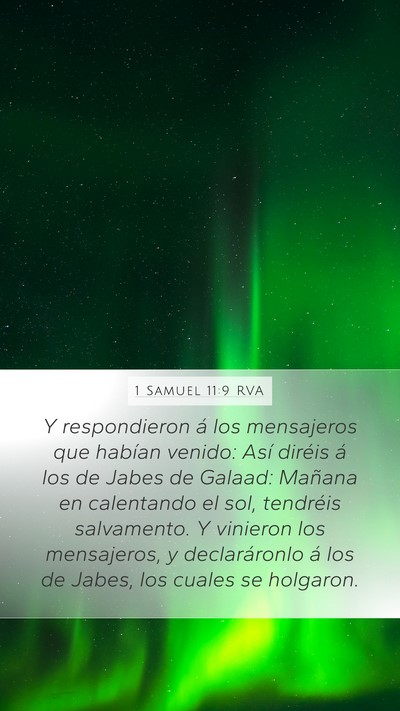 1 Samuel 11:9 RVA Bible Verse Image