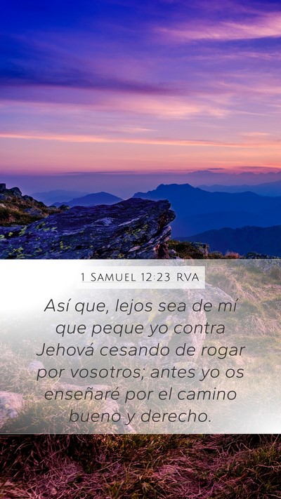 1 Samuel 12:23 RVA Bible Verse Image