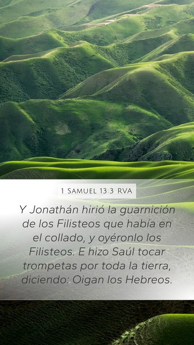 1 Samuel 13:3 RVA Bible Verse Image
