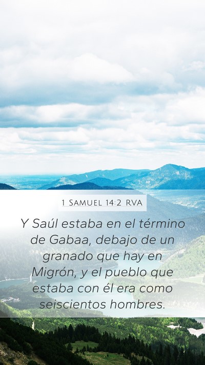 1 Samuel 14:2 RVA Bible Verse Image