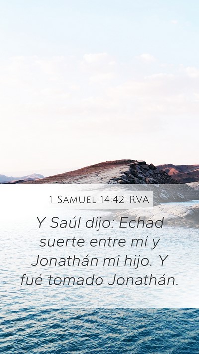 1 Samuel 14:42 RVA Bible Verse Image