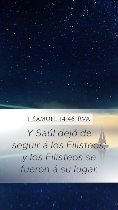 1 Samuel 14:46 RVA Bible Verse Image