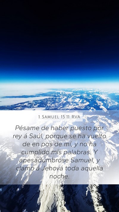 1 Samuel 15:11 RVA Bible Verse Image