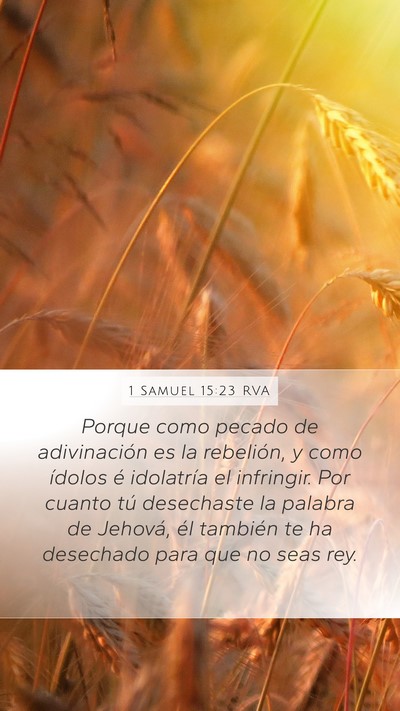 1 Samuel 15:23 RVA Bible Verse Image
