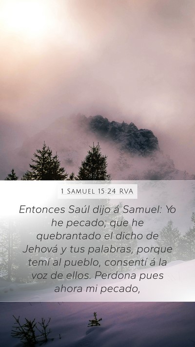 1 Samuel 15:24 RVA Bible Verse Image
