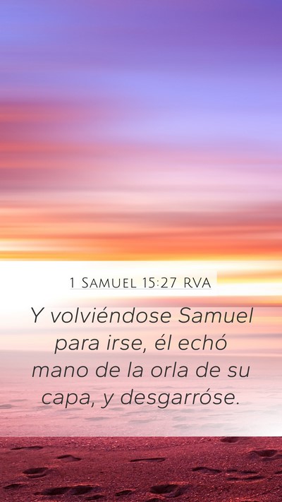 1 Samuel 15:27 RVA Bible Verse Image