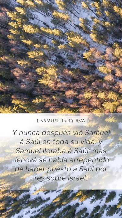 1 Samuel 15:35 RVA Bible Verse Image