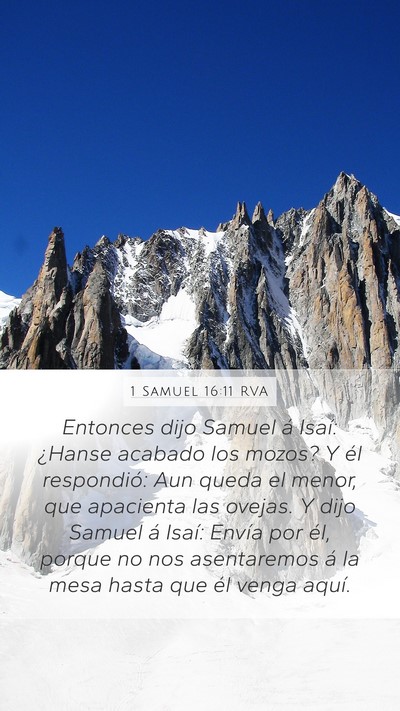 1 Samuel 16:11 RVA Bible Verse Image